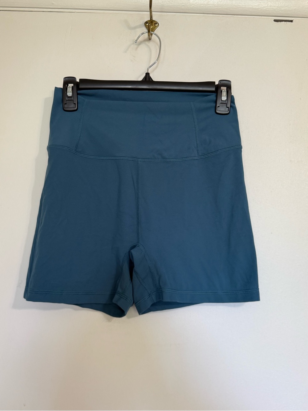 FP Movement by Free People Teal High-Rise Bike Shorts